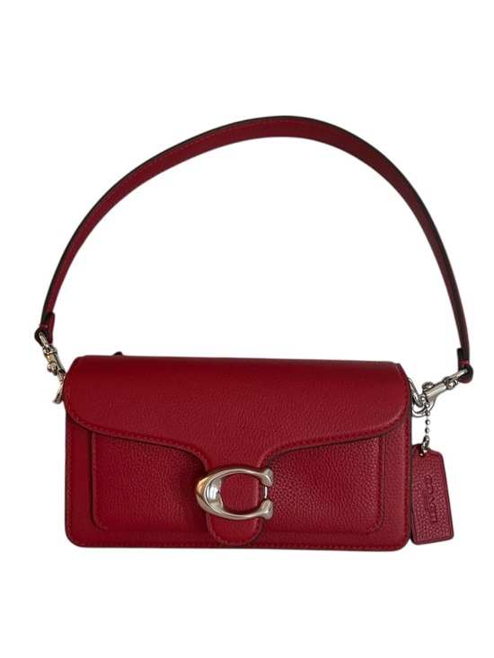 Coach Handbags - Coach Tabby 20 Ruby Pebbled Leather NWT Silver Hardware Shoulder Crossbody Bag